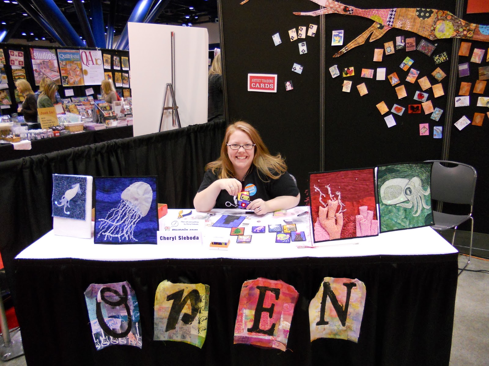 Tutorial for Mini Quilt Stands Cheryl Sleboda Textiles. Technology