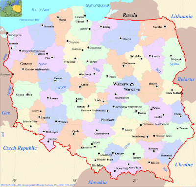 Польша Карта Побуту