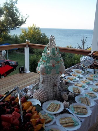 Culinary Types: Seaside Wedding Cake
