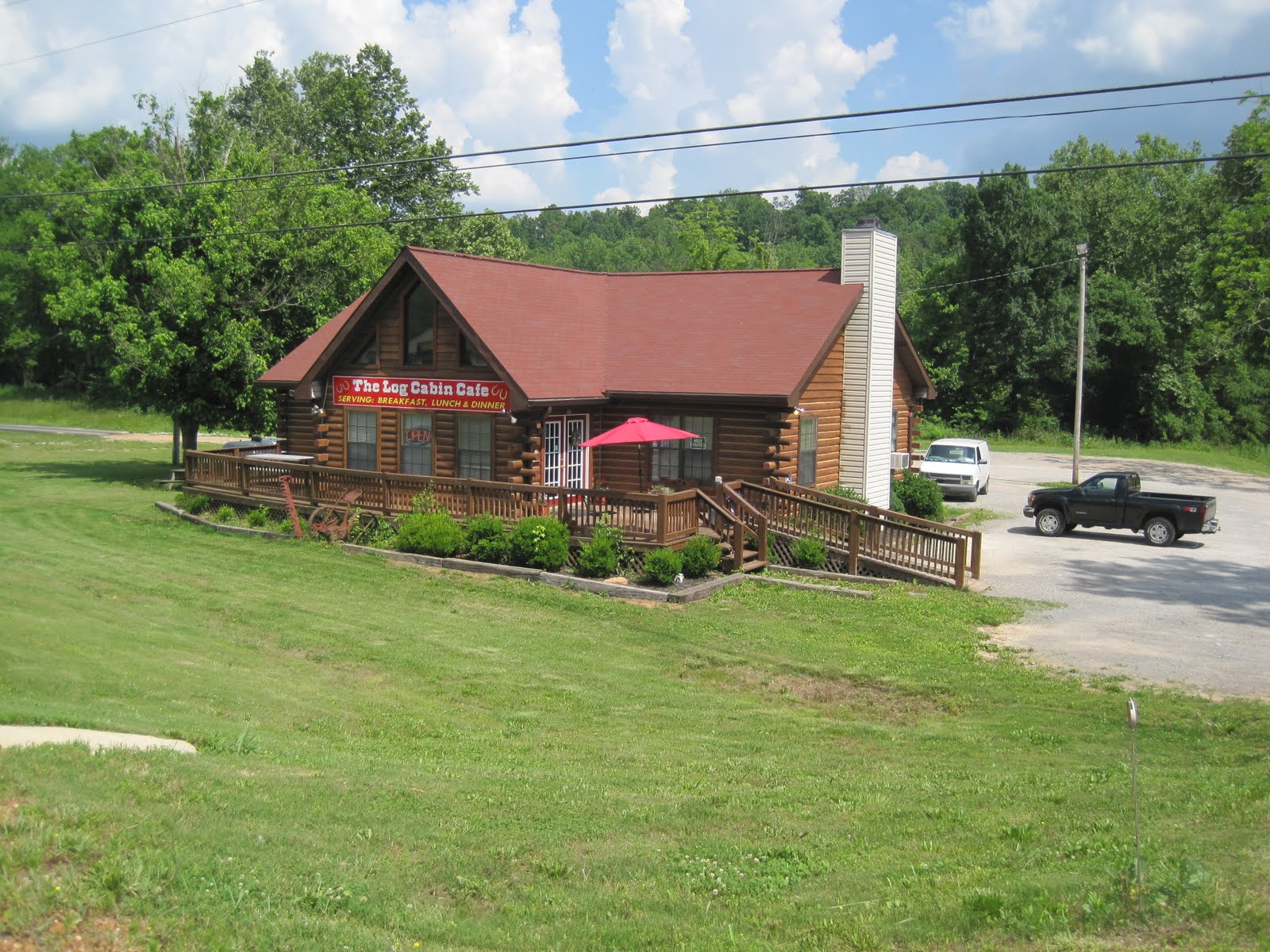 Gone Walkabout 2 Good Eats Log Cabin Cafe Dover Big Rock Tn