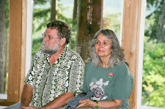 Tom and Gwen at camp