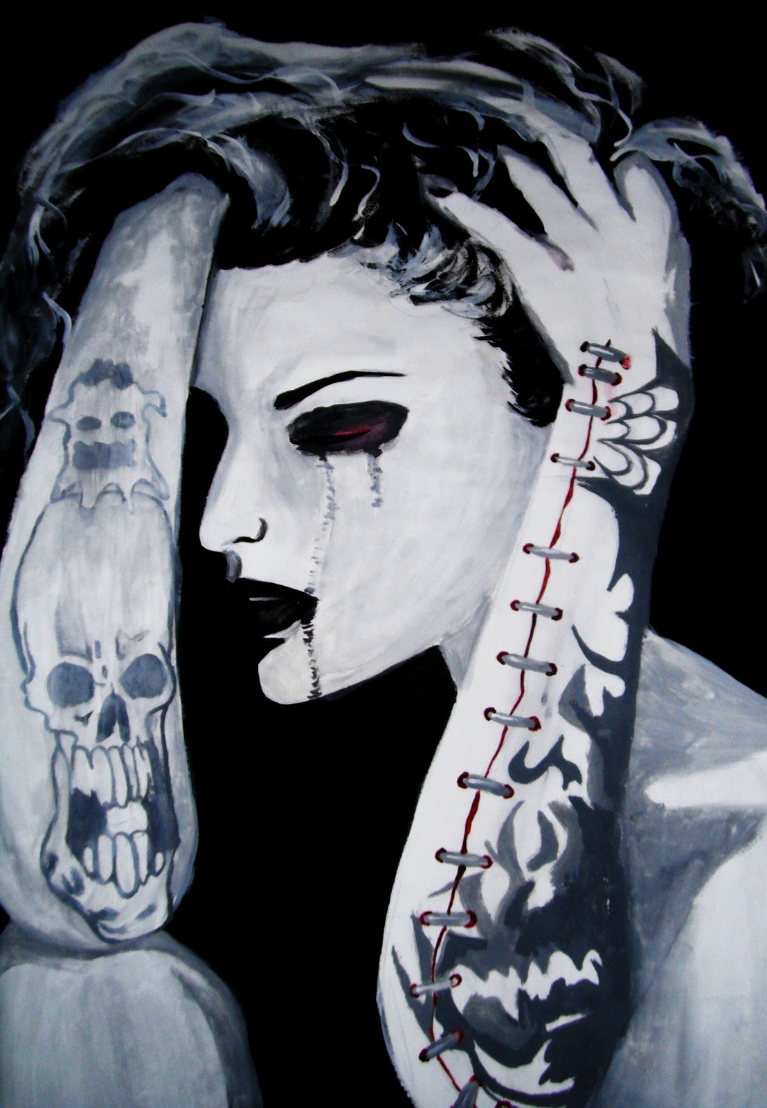 Tatjana's art&design: Skeleton Girl