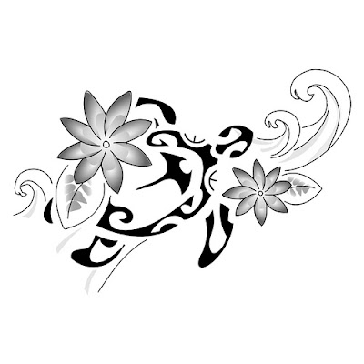 polynesian flower tattoo, maori tattoo designs