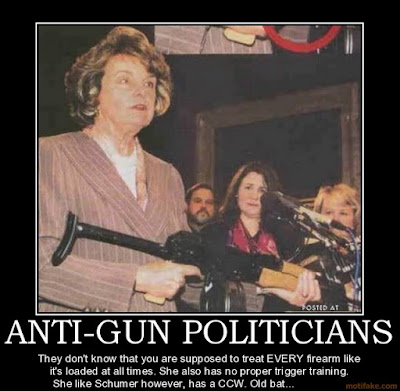Motivational  Posters on Anti Gun Politicians Democrat Republican Politics Obama Bush
