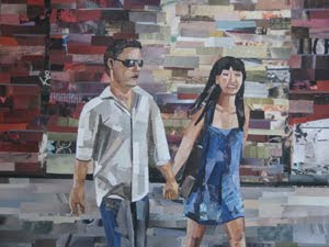 Looking like Hollywood by collage artist Megan Coyle