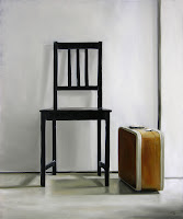 Two Paintings with Chairs Luggage