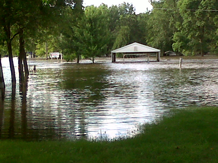 Sara Flooding Of The Wapsipinicon River in Independence Iowa