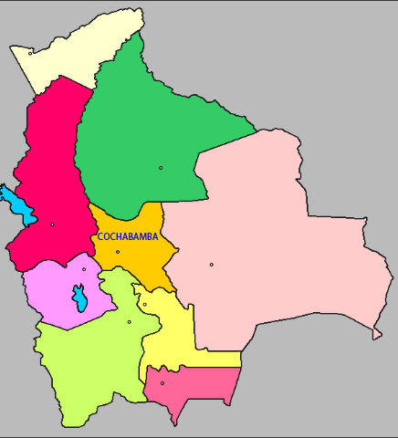 Mapa De Cochabamba