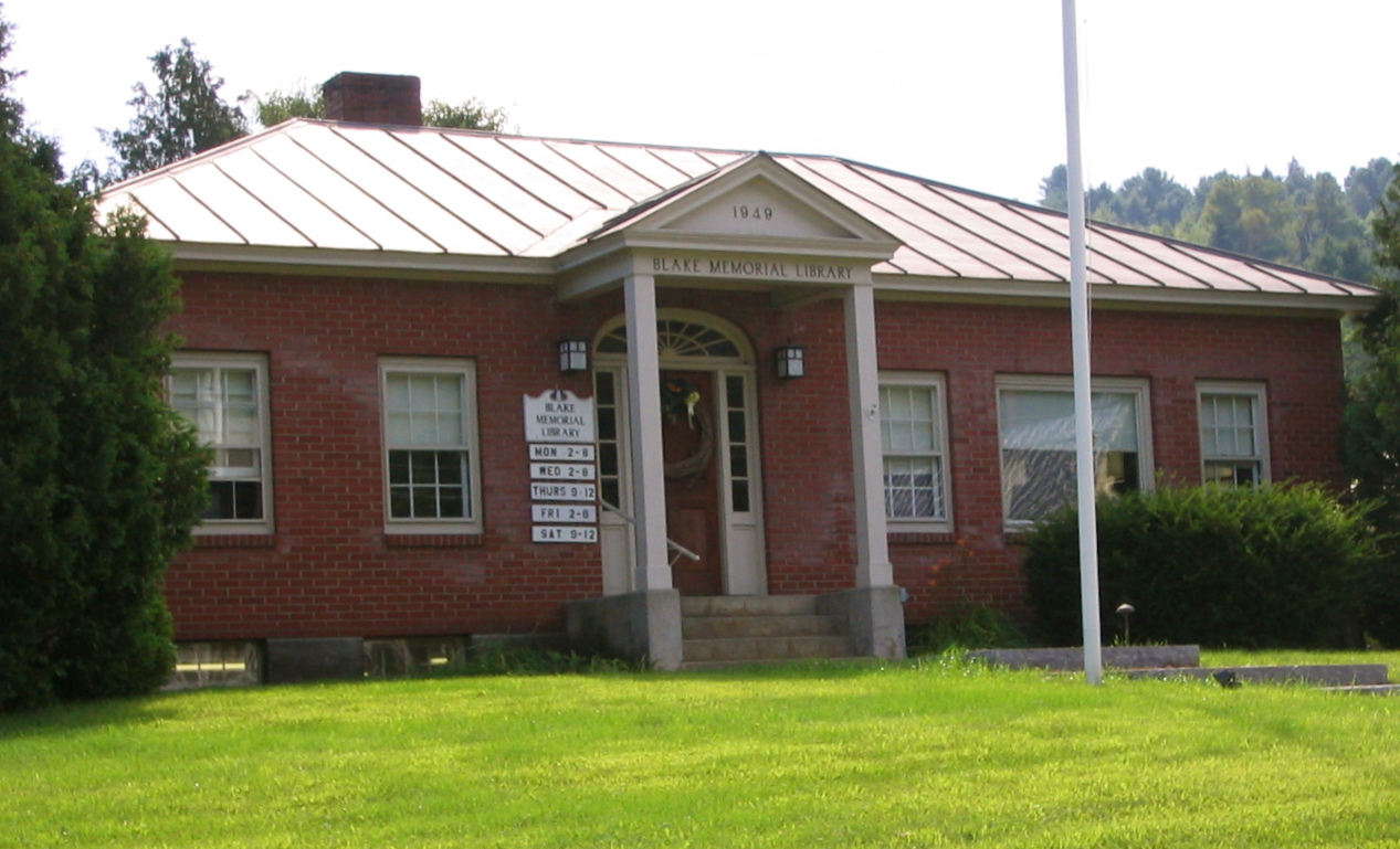 Library Space Traveler Blake Memorial Library in East Corinth, Vermont