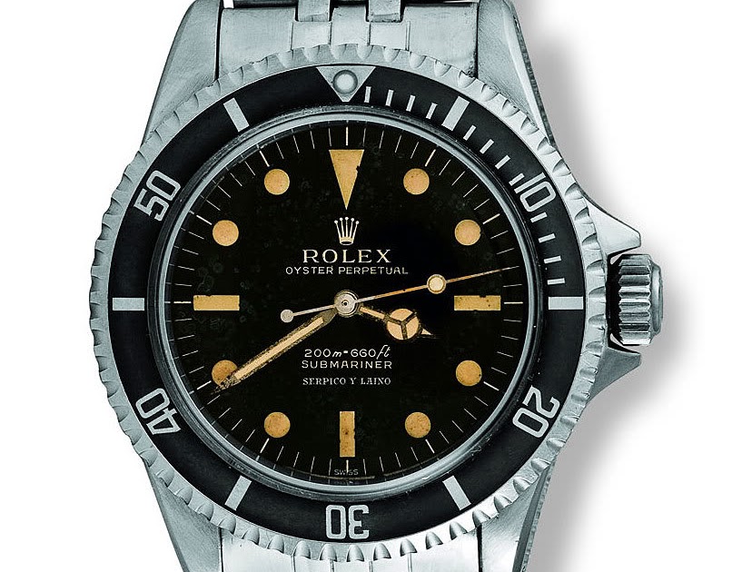 Retro Vintage Mod Style Sean Connery's Rolex Submariner 5513