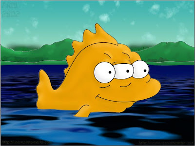 Blinky the Three Eyed Nuclear Fish from the Simpsons