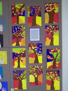 WHAT'S HAPPENING IN THE ART ROOM??: 2nd GRADE--Fall Trees