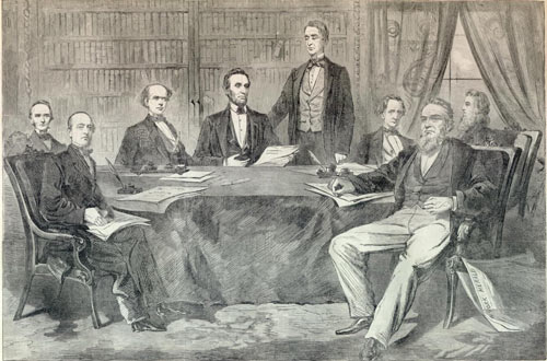Abraham Lincoln. and. Cabinet. Image from FPRI)