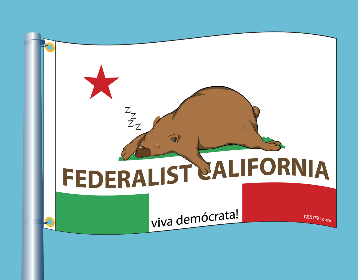 The Snake on the Flag The Federalist California Flag