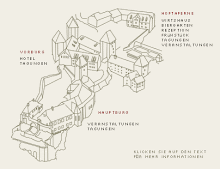 Plan der gesamten Burganlage
