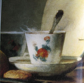 from Chardin's The Jar of Apricots