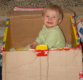 Boy in the Christmas box