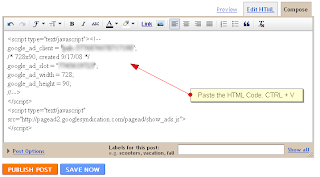 how to copy and paste HTML