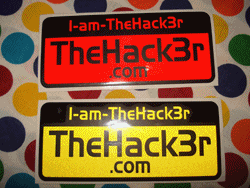 Jual Sticker TheHack3r.com