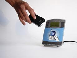 Opération de paiement sans contact (NFC) par GSM Monéo GSM Monéo