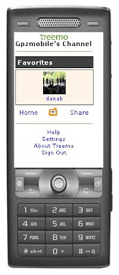 Treemo : réseau social pour mobile Exemple application Treemo
