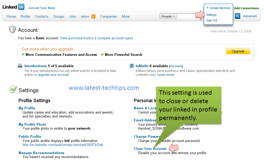 what happens if you remove connection on linkedin