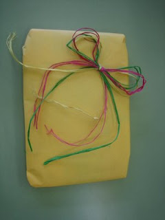 foto del paquete de regalo que hicimos