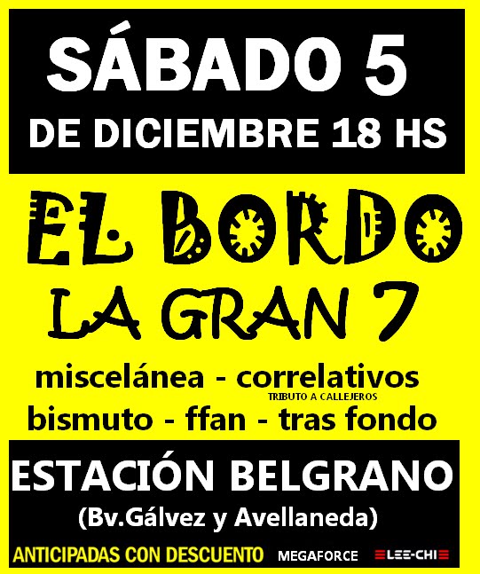 FESTIVAL ROCK - "JÓVENES X LA CIUDAD"