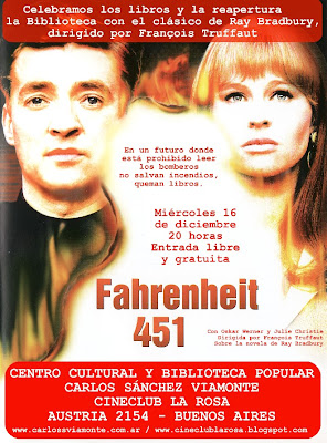 Fahrenheit 451 - El libro de Bradbury y la película de Truffaut
