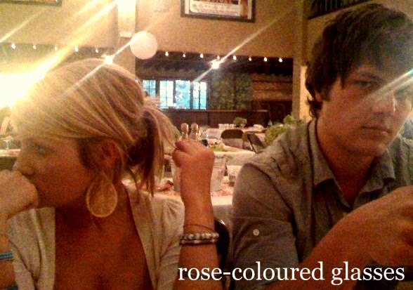 rose-coloured glasses