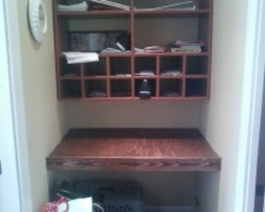 Custom Desk and Storage