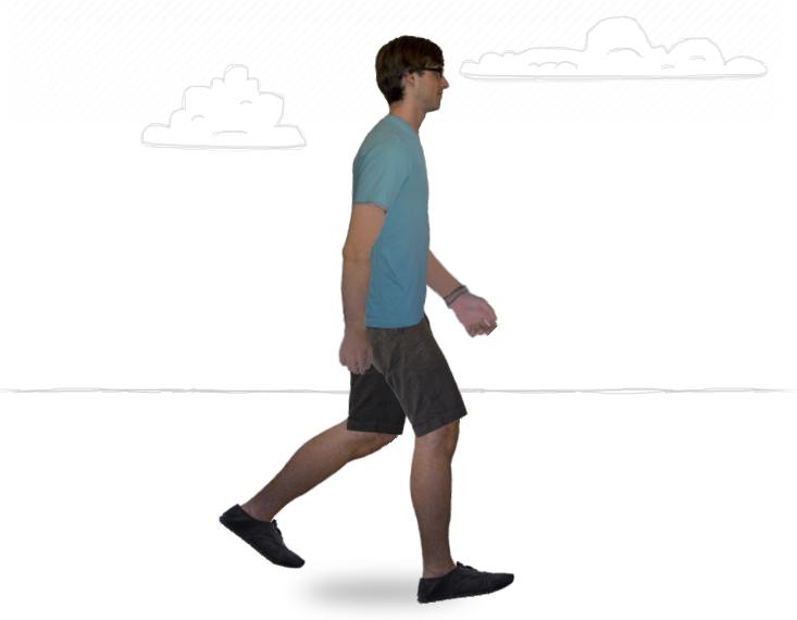 Animated Walking Man