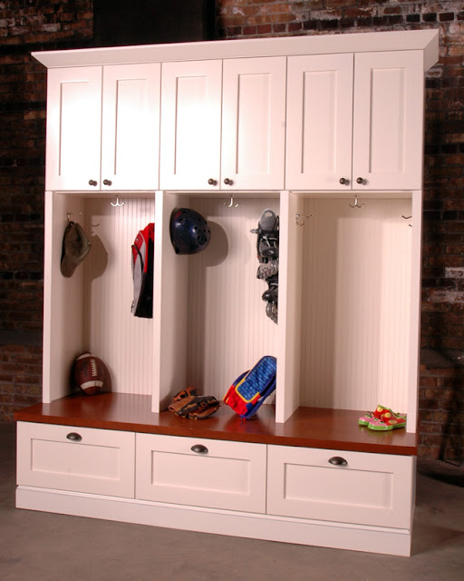 The reNOUNed Nest: Mudroom Lockers: A Place For Everything