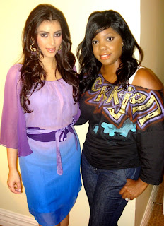 kim kardashian with her celebrity makeup artist brandy gomez duplessis