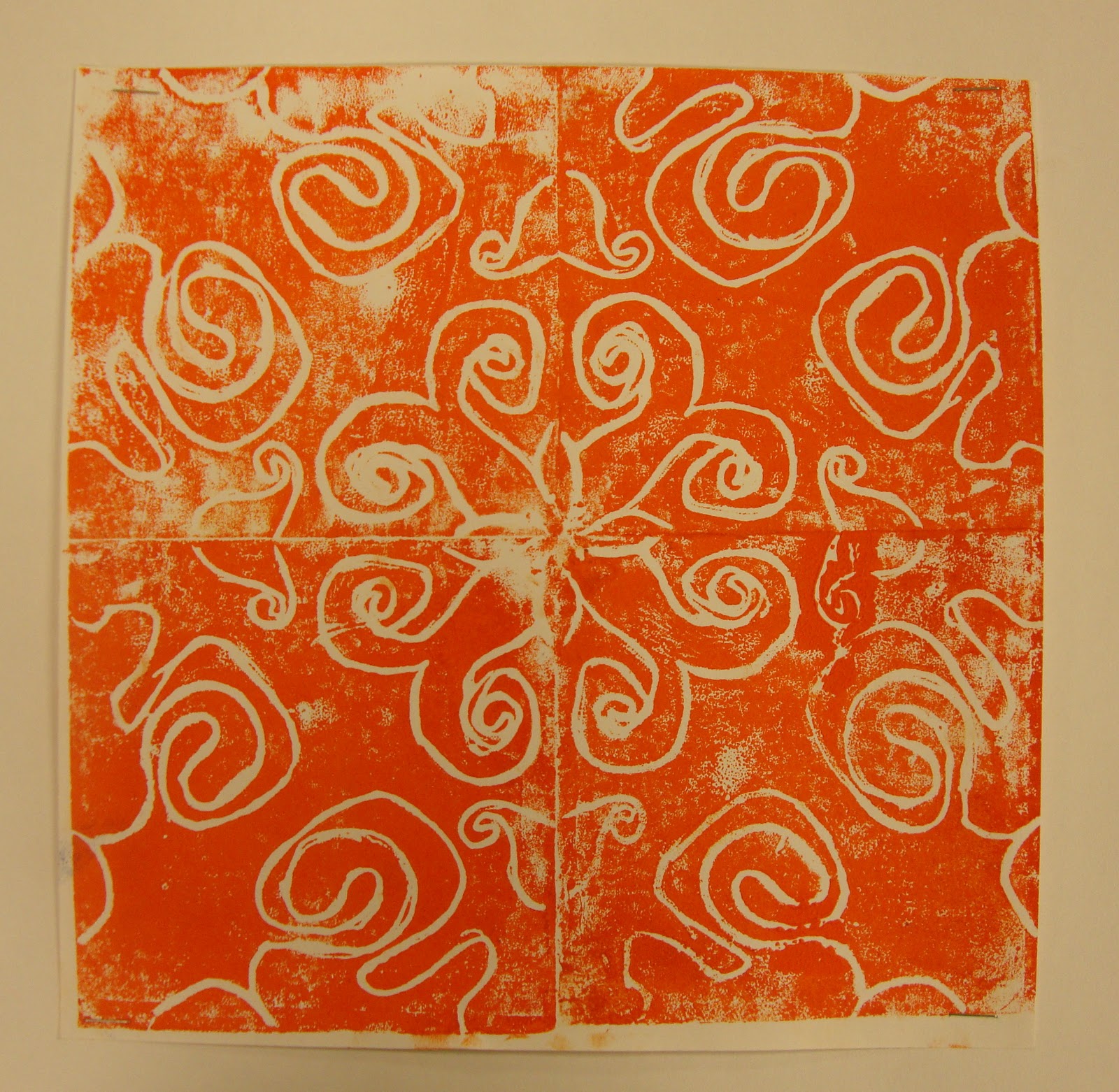 Art. Paper. Scissors. Glue! Radial Symmetry Prints