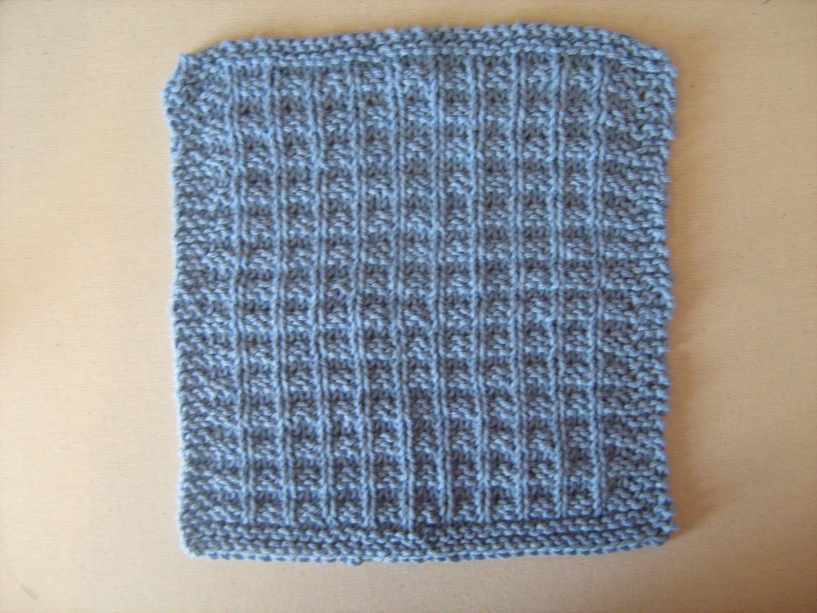 Totally Real: Knitted Cotton Dishcloths
