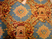 Masonic symbols on the carpet