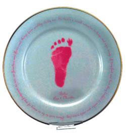 Pink Baby Footprint