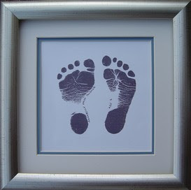Baby Footprint Frame