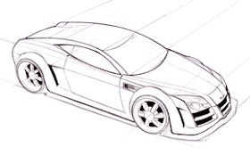 How To Draw Cars Fast And Easy Show Me How To Draw A Future Car
