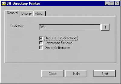 JR Directory Printer