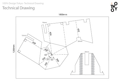 chair technical drawing