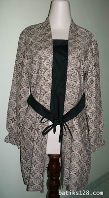 Blues Muslim Batik S128