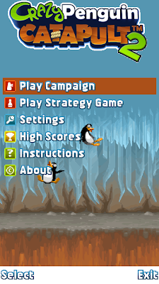 Crazy Penguin Catapult 2 S60v5 for nokia 5800 & n97 game downloa