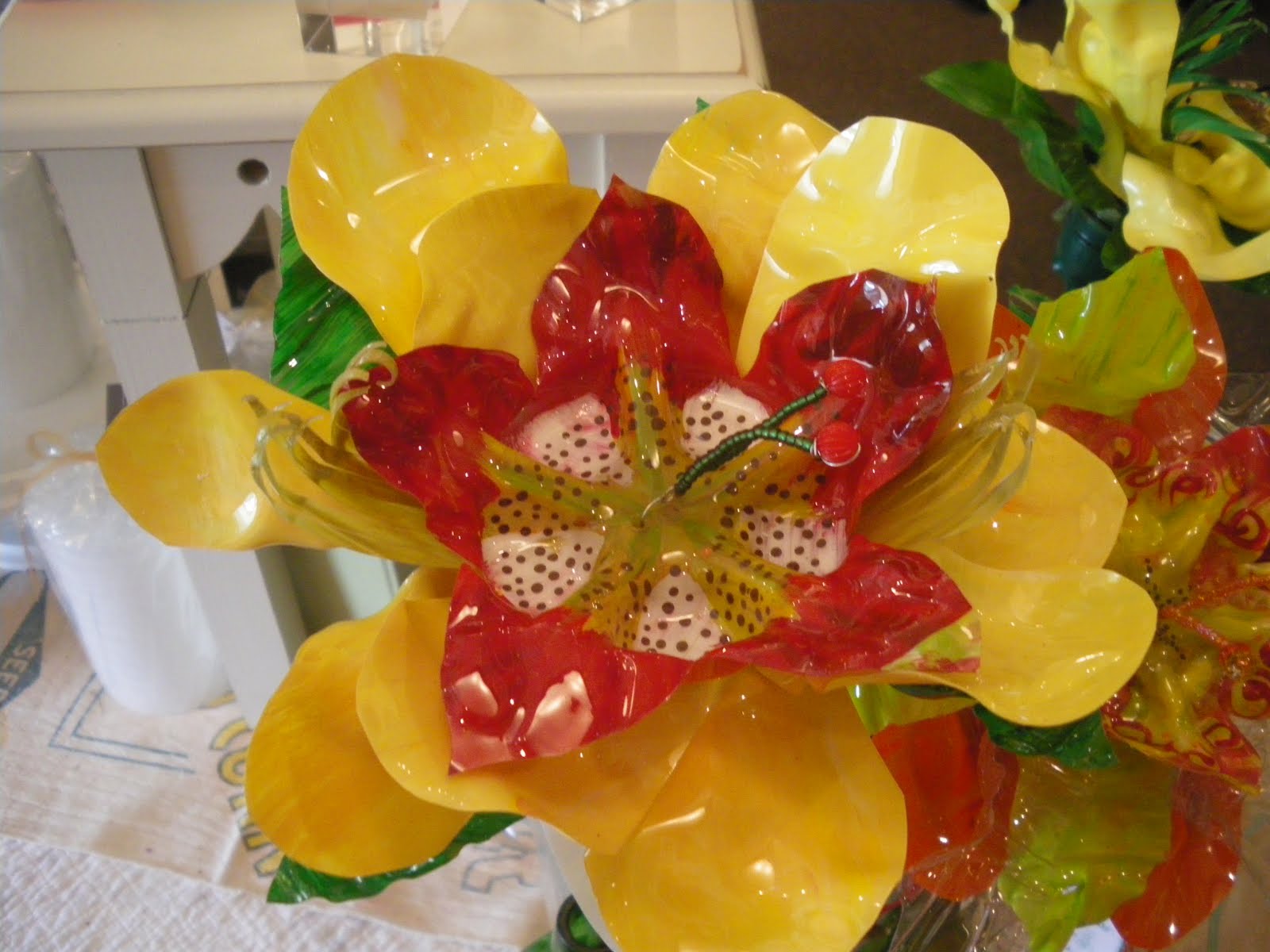 Joy Beadworks Here's Something I'd Like to Try Plastic Bottle Flowers