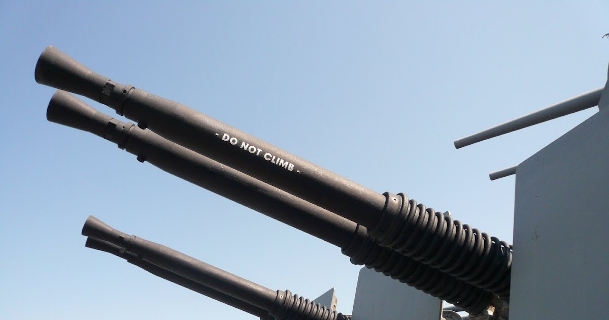 USS Massachusetts BB59 40MM AntiAircraft Battery