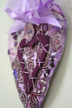 Mixed Media Textile Heart