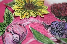 Thread Sketched Flowers