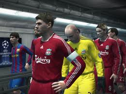 imagen de jugador messi y gerard del pes 2010