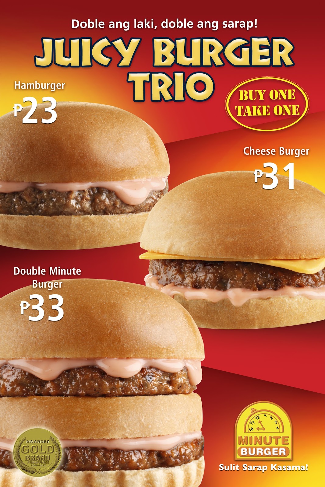 Sulit Sarap Kasama Minute Burger Juicy Burgers!